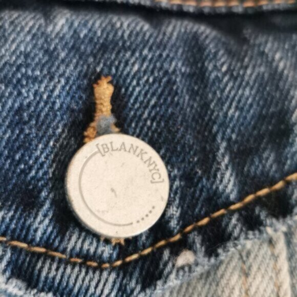 Blank NYC distressed fringe festival denim jacket - Picture 5 of 5